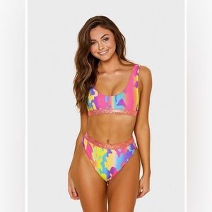 Dippin' Daisy's Colorful Camo Bikini